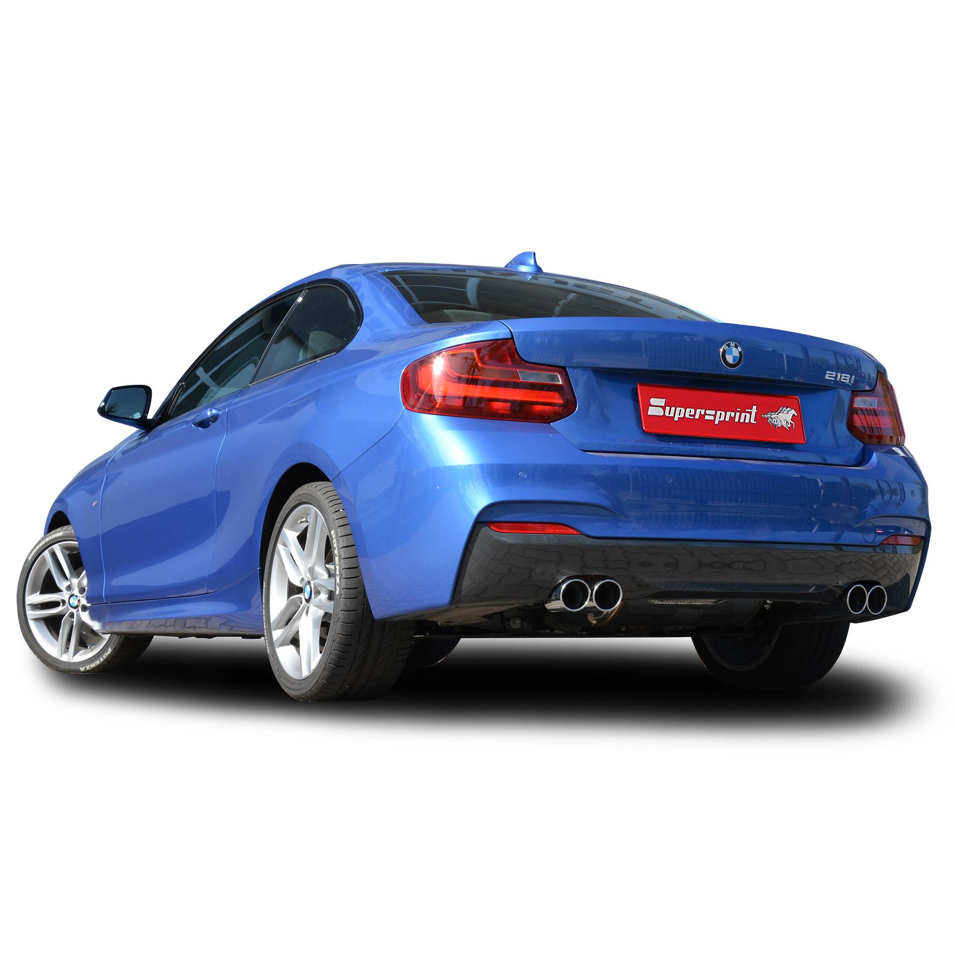 Supersprint Auspuff für BMW F22 218i (3 cil./ B38 - 136 PS) 2014 -> 2017